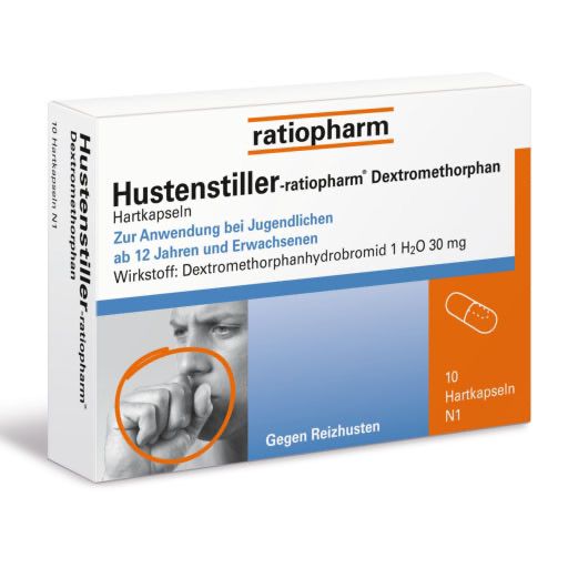 HUSTENSTILLER-ratiopharm Dextromethorphan Kapseln* 10 St