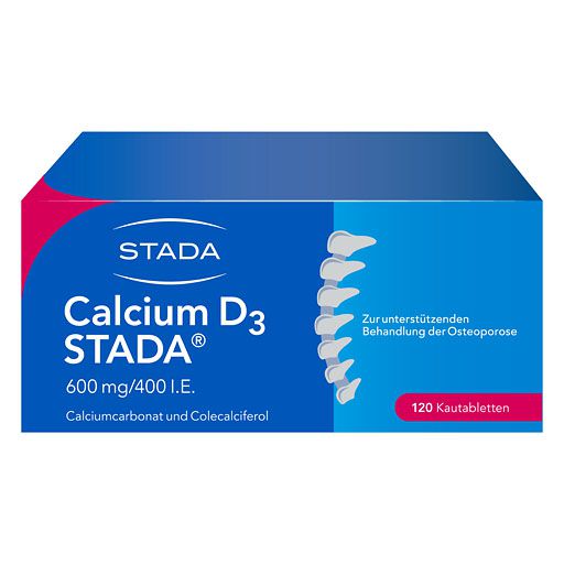 CALCIUM D3 STADA 600 mg/400 I. E.  Kautabletten