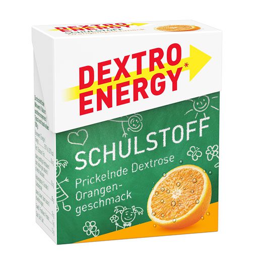 DEXTRO ENERGY Schulstoff Orange Täfelchen 50 g