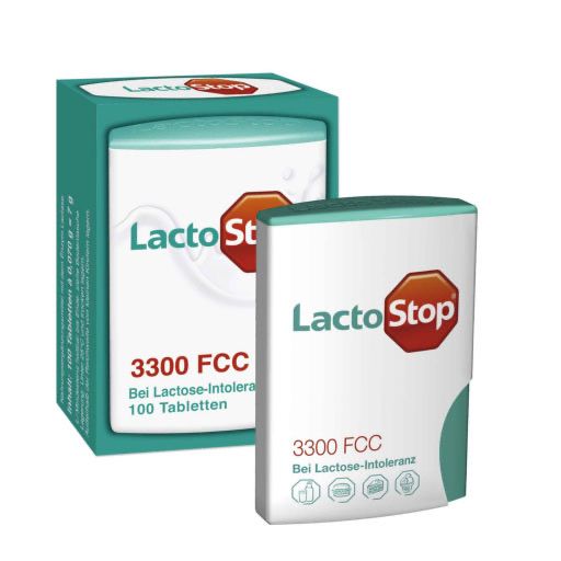 LACTOSTOP 3.300 FCC Tabletten Klickspender 100 St  