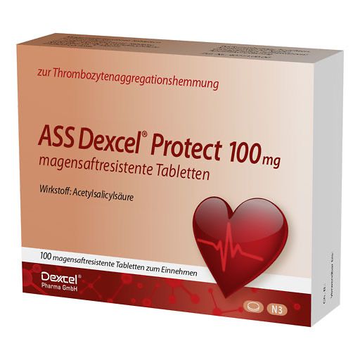 ASS Dexcel Protect 100 mg magensaftres. Tabletten* 100 St