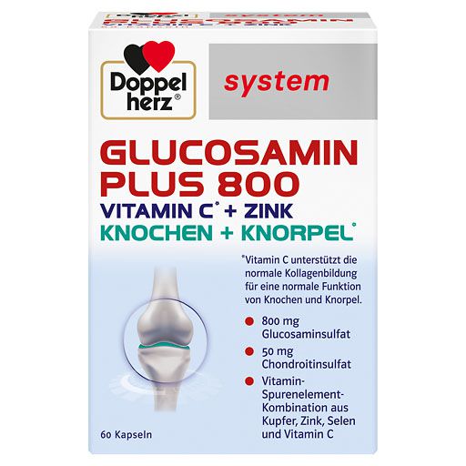 DOPPELHERZ Glucosamin Plus 800 system Kapseln 60 St  