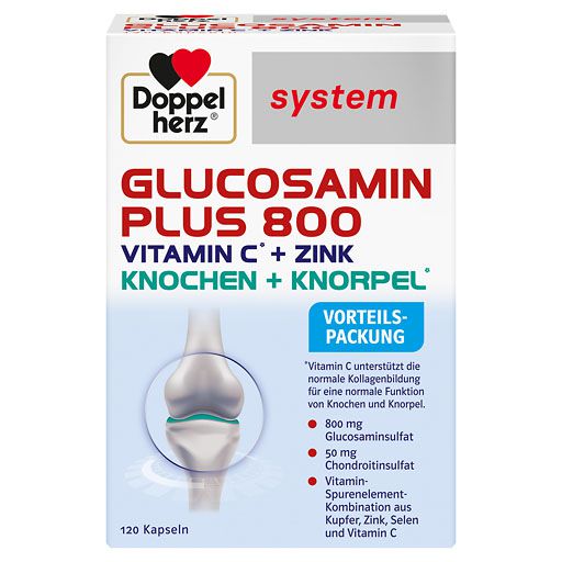 DOPPELHERZ Glucosamin Plus 800 system Kapseln 120 St  