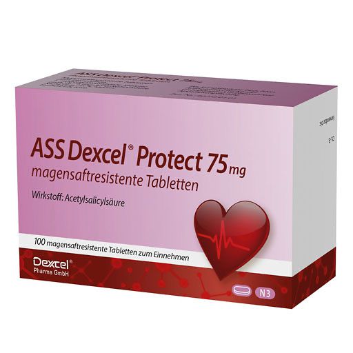 ASS Dexcel Protect 75 mg magensaftres. Tabletten* 100 St