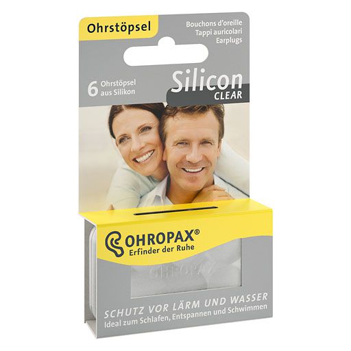OHROPAX Silicon Clear 6 St