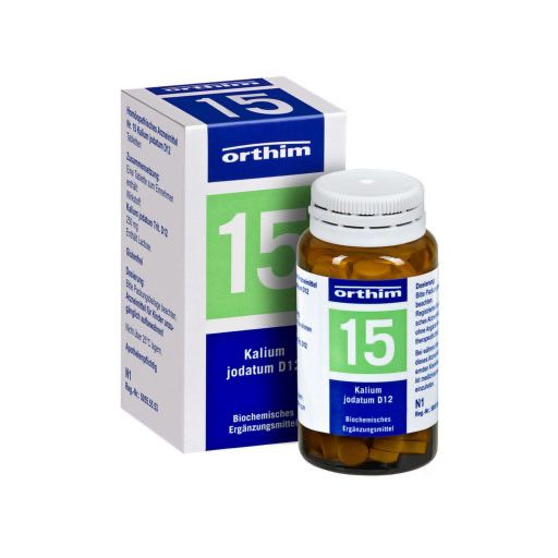BIOCHEMIE Orthim 15 Kalium jodatum D 12 Tabletten