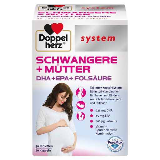 DOPPELHERZ Schwangere+Mütter system Kapseln 60 St  