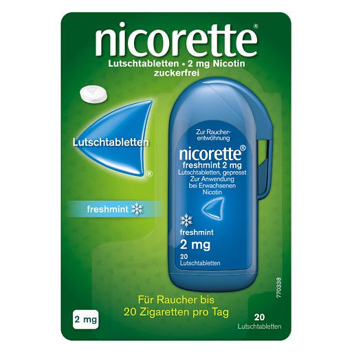 nicorette® Lutschtablette, 2 mg Nikotin* 20 St