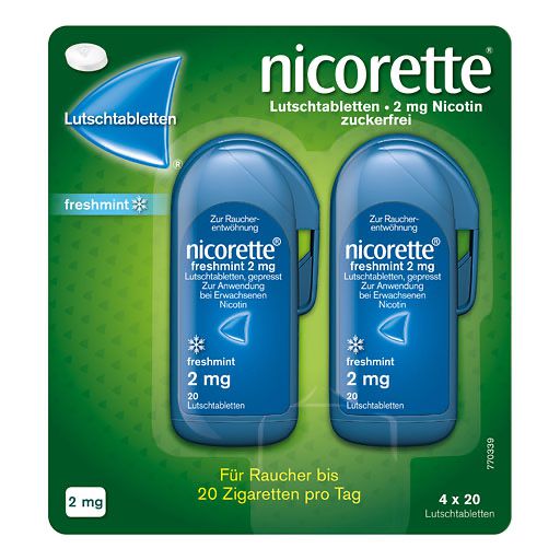 nicorette® Lutschtablette, 2 mg Nikotin, 80 St