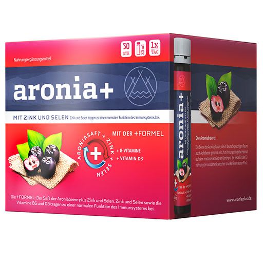 ARONIA+ IMMUN Monatspackung Trinkampullen 30x25 ml