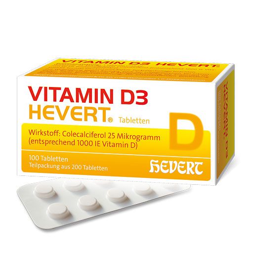 VITAMIN D3 HEVERT Tabletten* 200 St