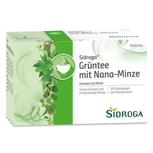 SIDROGA Wellness Grüntee m. Nana-Minze Filterb. 20 St  