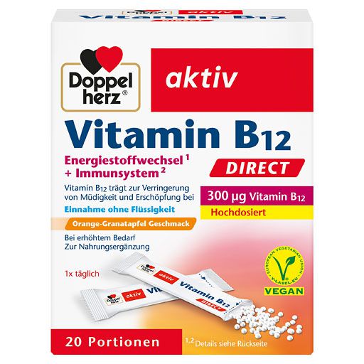 DOPPELHERZ Vitamin B12 DIRECT Pellets 20 St  