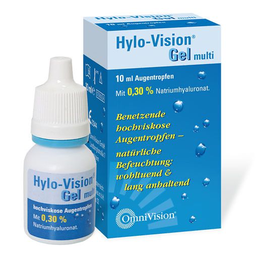 HYLO-VISION Gel multi Augentropfen 10 ml