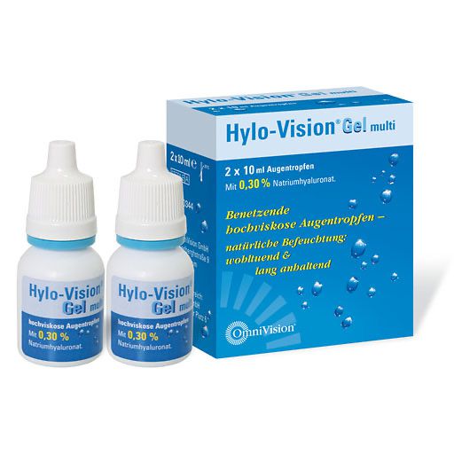 HYLO-VISION Gel multi Augentropfen 2x10 ml