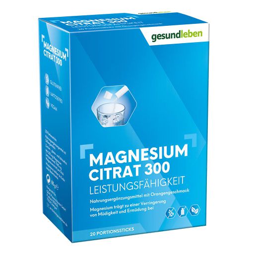 GESUND LEBEN Magnesiumcitrat 300 Portionssticks 20 St  