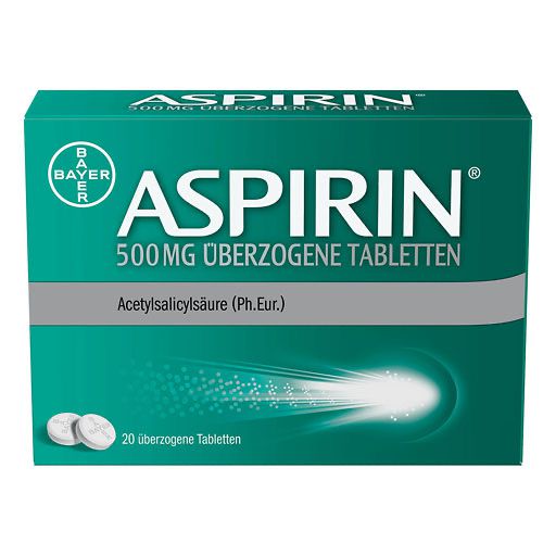 ASPIRIN 500 mg überzogene Tabletten* 20 St