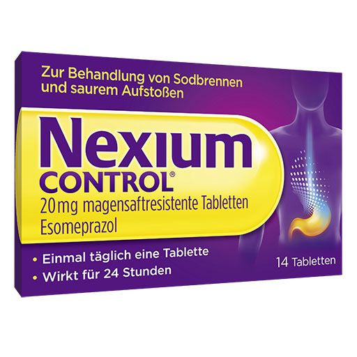 NEXIUM Control 20 mg magensaftresistente Tabletten* 14 St