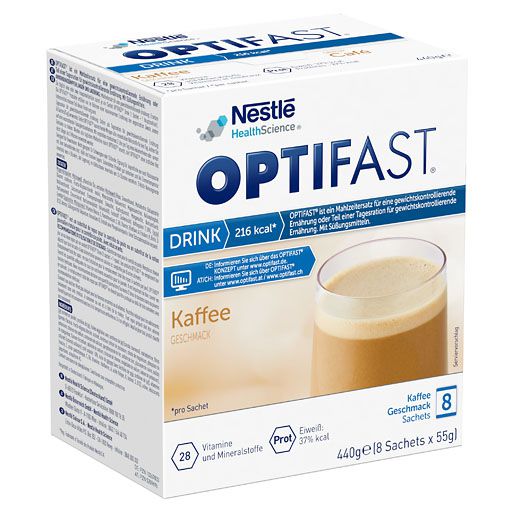 OPTIFAST home Drink Kaffee Pulver 8x55 g