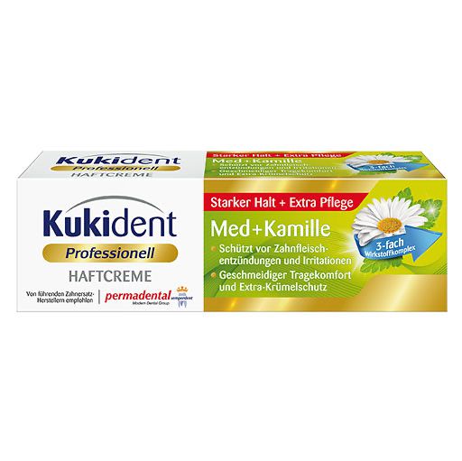 KUKIDENT Haftcreme Med+Kamille 40 g