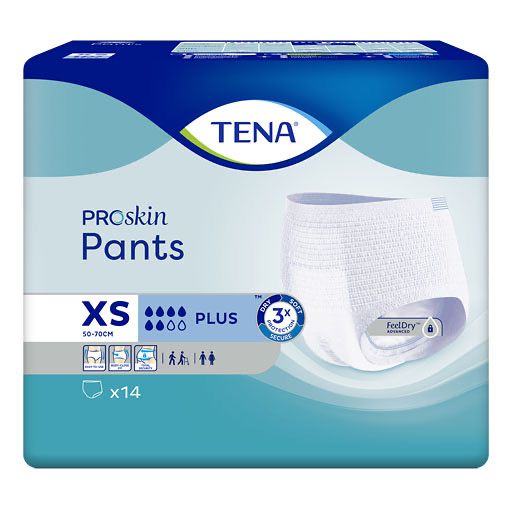 TENA PANTS Plus XS bei Inkontinenz 4x14 St
