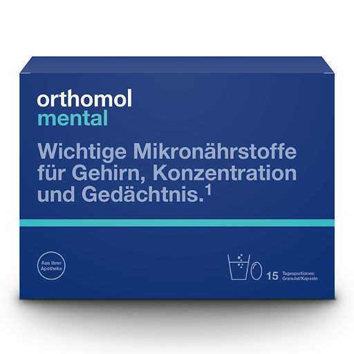 ORTHOMOL mental Granulat/Kapseln 15 Tage Kombip.