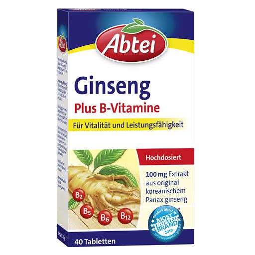 ABTEI Ginseng Plus B-Vitamine Tabletten 40 St  