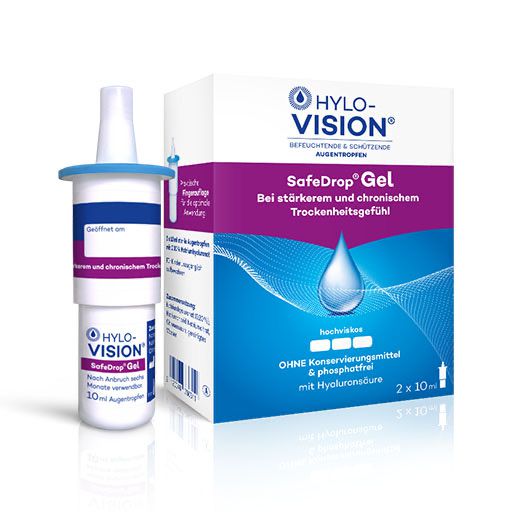 HYLO-VISION SafeDrop Gel Augentropfen 2x10 ml