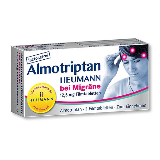 ALMOTRIPTAN Heumann bei Migräne 12,5 mg Filmtabl.* 2 St