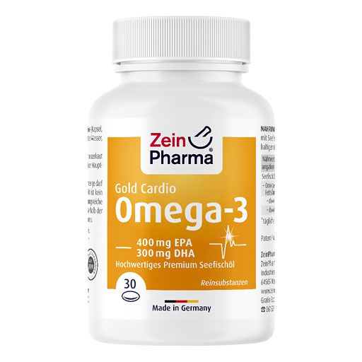 OMEGA-3 GOLD Herz DHA 300mg/EPA 400mg Softgel-Kap. 30 St  