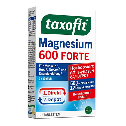 TAXOFIT Magnesium 600 FORTE Depot Tabletten 30 St  