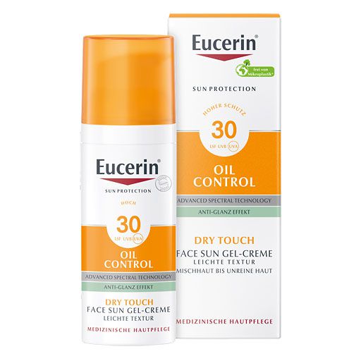EUCERIN Sun Gel-Creme Oil Contr. Anti-Gl. Eff. LSF 30 50 ml