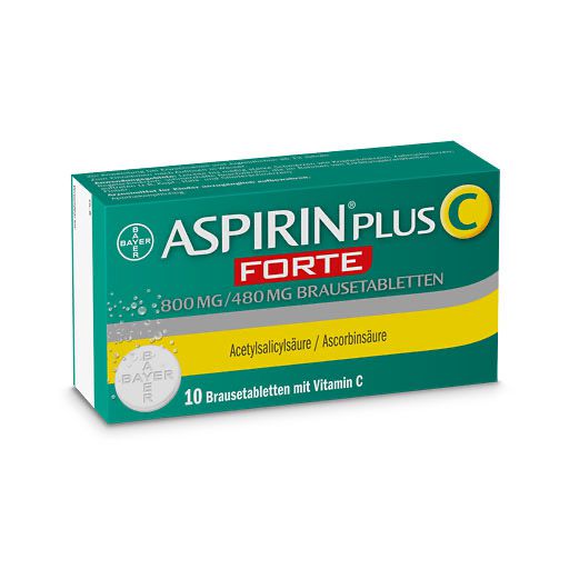 ASPIRIN plus C forte 800 mg/480 mg Brausetabletten* 10 St