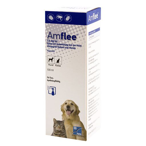 AMFLEE 2,5 mg/ml Spray Lösung f.Hunde/Katzen