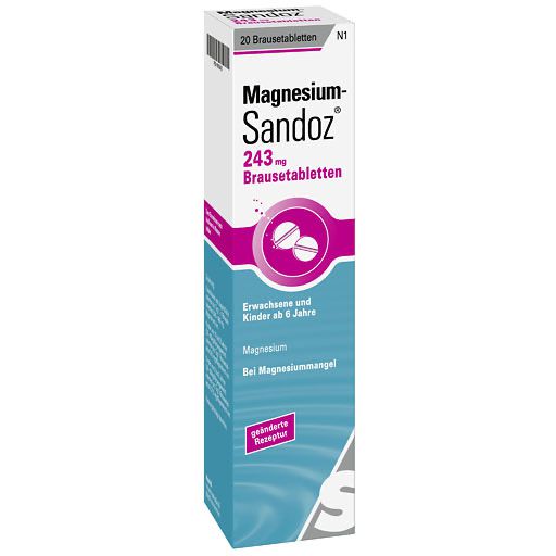 MAGNESIUM SANDOZ 243 mg Brausetabletten* 20 St
