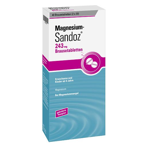 MAGNESIUM SANDOZ 243 mg Brausetabletten* 40 St