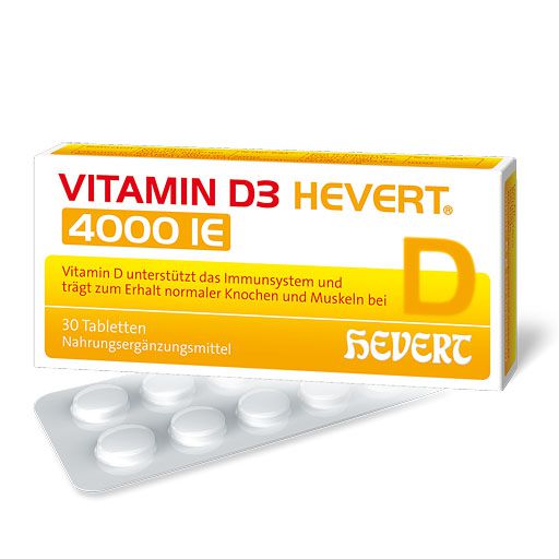 VITAMIN D3 HEVERT 4. 000 I. E.  Tabletten