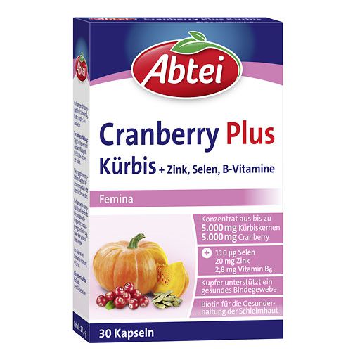 ABTEI Kürbis Plus Cranberry Kapseln