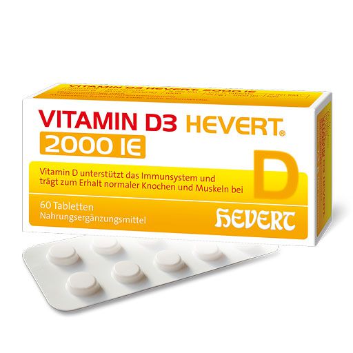 VITAMIN D3 HEVERT 2. 000 I. E.  Tabletten
