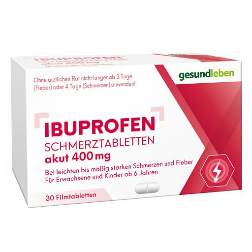 IBUPROFEN Schmerztabletten 400 mg Filmtabletten* 30 St