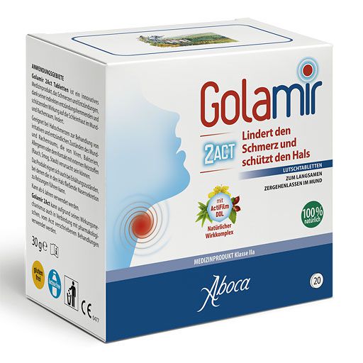 GOLAMIR 2Act Lutschtabletten bei Halsschmerzen 30 g