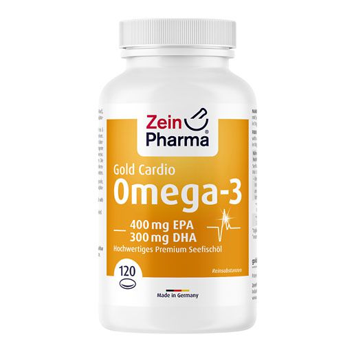 OMEGA-3 GOLD Herz DHA 300mg/EPA 400mg Softgel-Kap. 120 St  