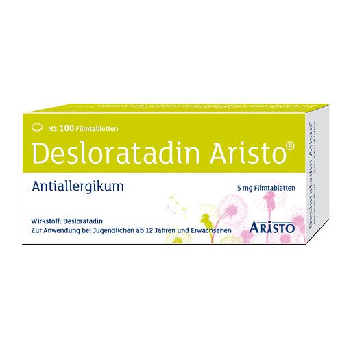 DESLORATADIN Aristo 5 mg Filmtabletten* 100 St