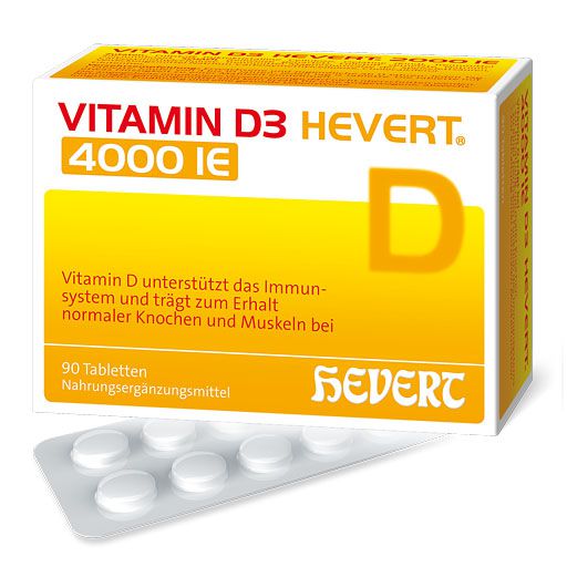 VITAMIN D3 HEVERT 4. 000 I. E.  Tabletten