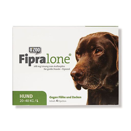 FIPRALONE Spot-On geg. Zecken, Flöhe & Haarlinge für gr. Hunde (20-40 kg)<sup> 6</sup>  4 St