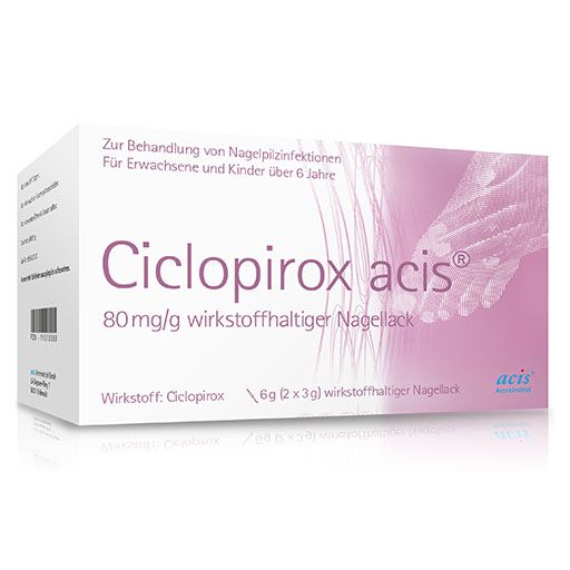 CICLOPIROX acis 80 mg/g wirkstoffhalt. Nagellack* 6 g