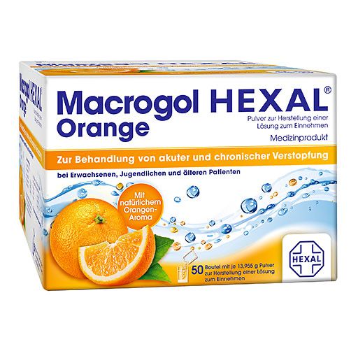 MACROGOL HEXAL Orange Plv. z. Her. e. Lsg. z. Einn. Btl.