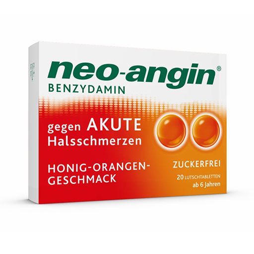NEO-ANGIN Benzydamin akute Halsschmerz. Honig-Oran.* 20 St