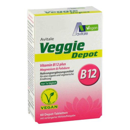 VEGGIE Depot Vitamin B12+Magnesium+Folsäure Tabl. 60 St  