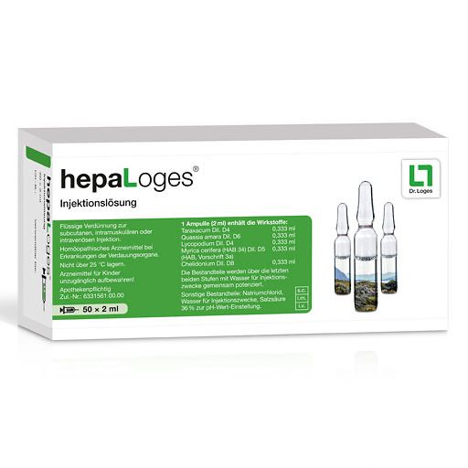 HEPALOGES Injektionslösung Ampullen* 50x2 ml